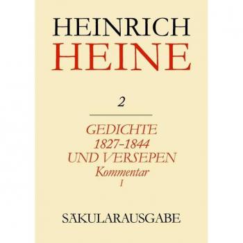 Vitalsource Technologies, Inc. Gedichte 1827-1844 Und Versepen. Kommentar I