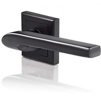 Yale Modelo Siena 7” Tirador Cuadrado Negro