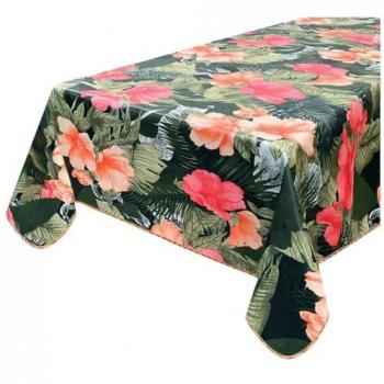 Manta de Cocina Protegida Palmera Tropical con Ribete 135x180