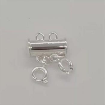 Fermoir en tube glissant, 10 pièces – multi-brins magnétiques