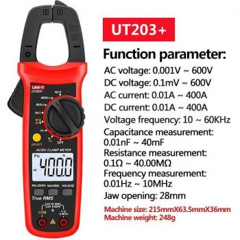 UNI-T UT202+ Automatic Range Clamp Meter