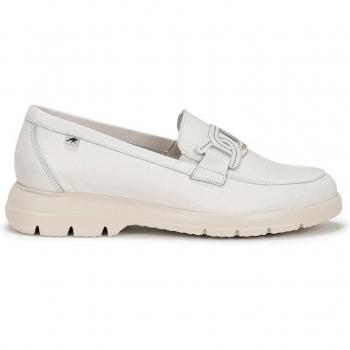 Fluchos Mocasín Blanco F1688 para Mujer