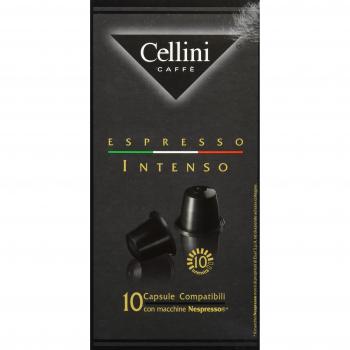 Cellini Espresso Intenso, 50 g Kapseln, 5er Set