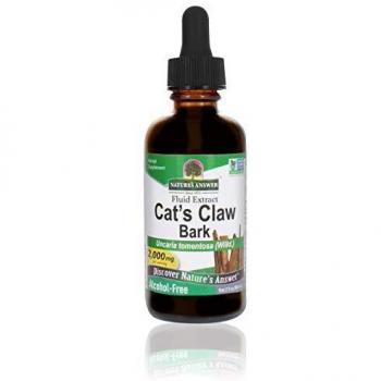 Nature's Answer Cats Claw (Uncaria tomentosa) Alcohol-Free Liquid Extract, 60 ml