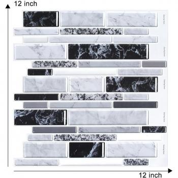 Papel Tapiz 12x12 EasyTiles Mármol Anti-Desgaste