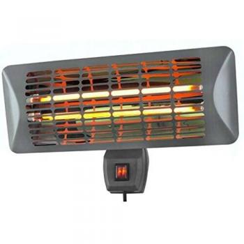 Eurom Q-Time 2000 Stufetta al quarzo con Funzione di Spegnimento Automatico e Protezione IPX4