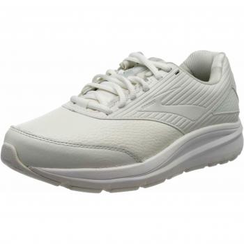 Brooks Addiction Walker 2 Female Walking Shoes – White, 8, Wide