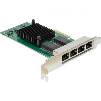 Inter-Tech Gigabit PCIe Adapter Argus ST-7238 x4 v2.0 Qua