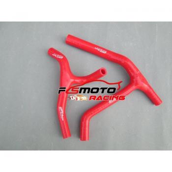 Red Silicone Y Hose for Kawasaki KXF450 KX450F Radiator (2006-2008)