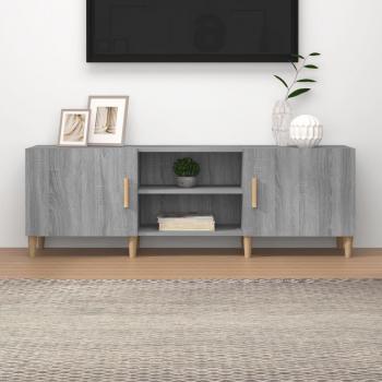 Grey Sonoma TV Cabinet 150x30x50 cm Engineered Wood