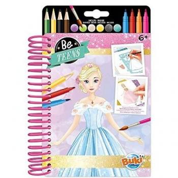 Kids' Princess Dress Design Sketchbook