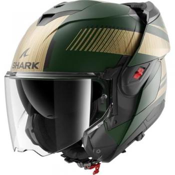 Shark Casco Modulare OXO Verde-Oro