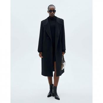 Mango Coat Eye in Black for Women XXL