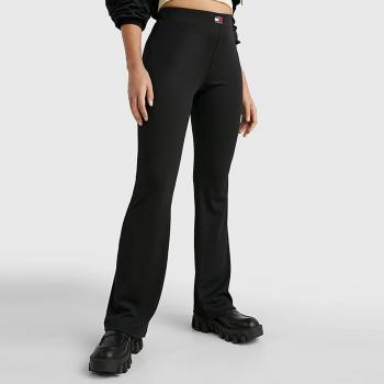 Leggings Flare A Coste Donna