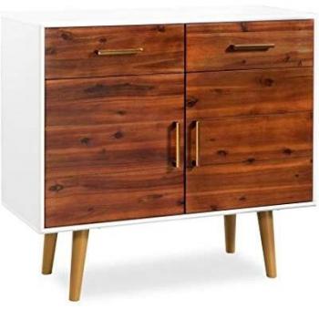 Mueble Organizador de Acacia 90x33 5x83 cm