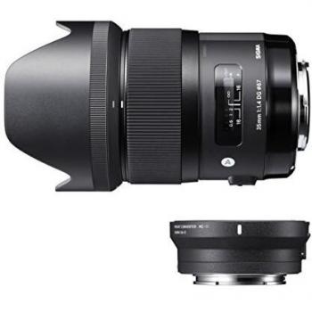 Sigma 35 mm f1.4 DG HSM Art für Canon + Mount Converter MC-11