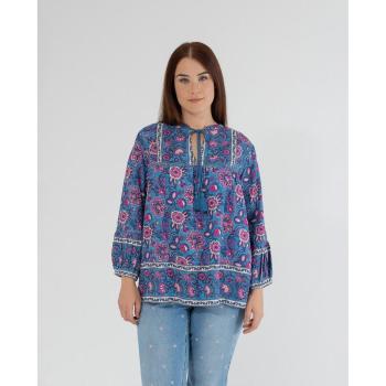 Blusa con cuello anudado October