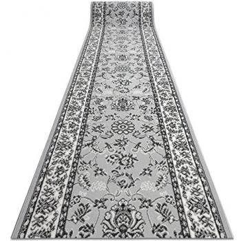 RugsX Classic Grey Runner 80x390 – BCF Morad Series