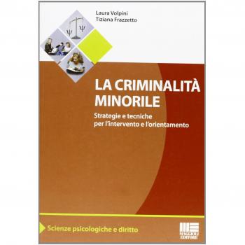 La criminalità minorile. Strategie e tecniche per l'intervento e l'orientamento
