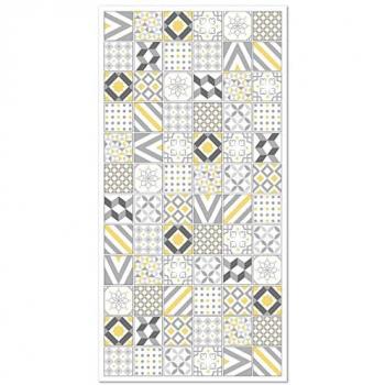 Alfombra Home & Living Love Amarillo 200x200 Vinilera Hidráulica