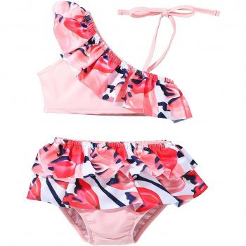 Bikini Conjuntito Volante y Un Hombro