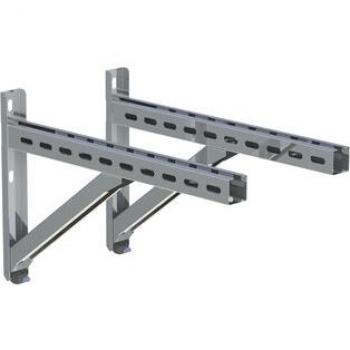 Sanitario de Pared con Soporte de Acero Inoxidable 500 mm