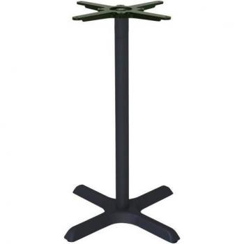 Zwarte Dina‑piétement voor hoge stoelen, 110 cm