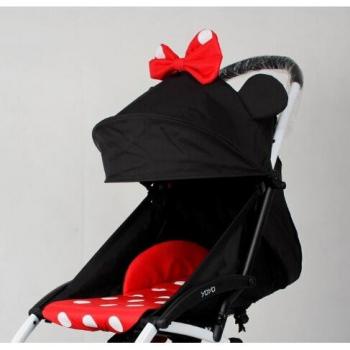 Yoya 175 Stroller Hood with Zipper Pocket & Seat Mat