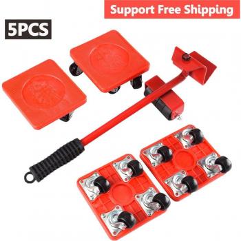 5pcs Furniture Lifter and Mover Wheel Set