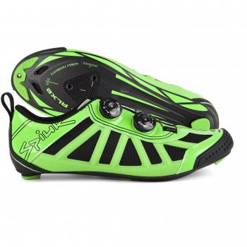 Spiuk Unisex Triathlon Sneaker, Farbe: Grün/Schwarz, 38 EU