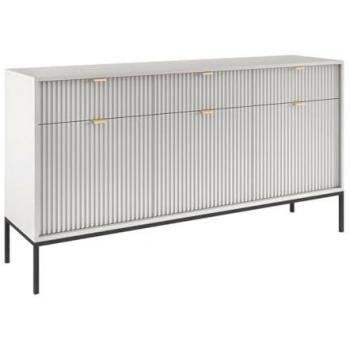 Credenza Grigio con 3 ante, 3 cassetti – Liouba