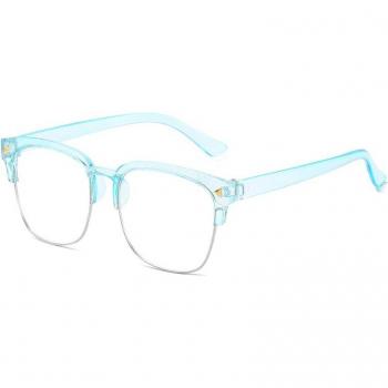 Lunettes anti-lumière bleue pour garçons et filles demi-monture