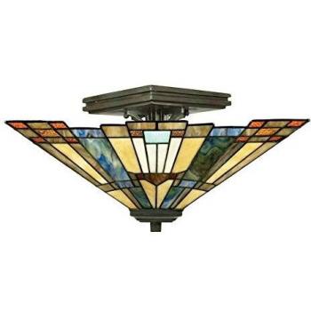 QUOIZEL Inglenook Semi-Flush Mount Light