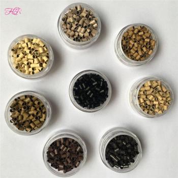 Extensión de Cabello con Tubos de Cobre Euro Lock 3.2x2.8mm