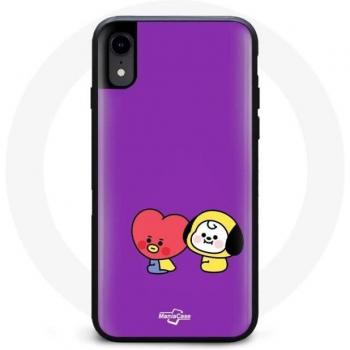 BT21 Tata V Chimmy Jimin iPhone XR Case by BTS