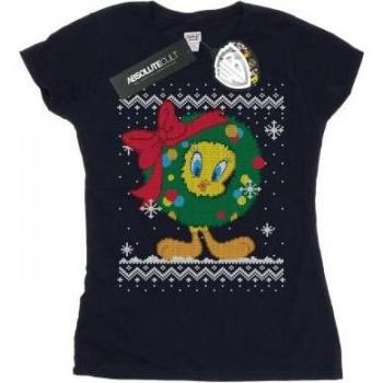 Tee Looney Tunes Tweety Noël – Taille XXL, Blanc
