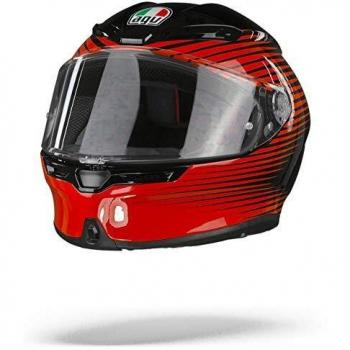 AGV K6 Casco ECE MULTI MPLK RUSH NEGRO/ROJO L