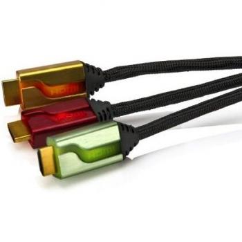 Triple Color HDMI Kabel 1,8 m – Afterglow für PS3 – Rot, Orange, Lime