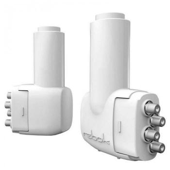 LNB Quad 0,1 dB Gain 60‑64 dB Tête 4 Sorties Universelle EasyConnect RE-QD1EC Full HD 3D 4K