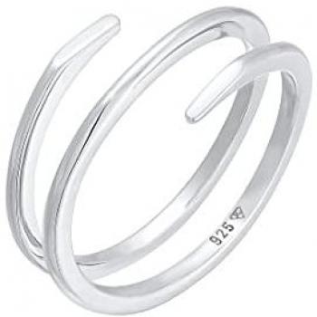 ELLI Fingerring Twist aus Sterlingsilber