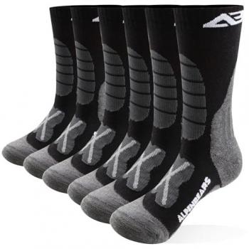 Alpen Bears Bergsocken 2er-Pack braun