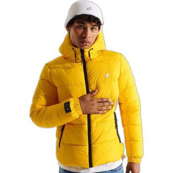 Chaqueta Superdry con Capucha Amarilla