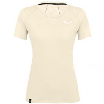 Maglietta Donna Salewa Agner Merino a Maniche Corte Beige