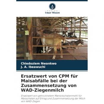 Ersatzwert von CPM für Maisabfälle bei der Zusammensetzung von WAD-Ziegenmilch