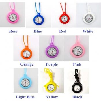 Hôpital Heure – Kit de 10 Montres Poche en Silicone, Collier Durable
