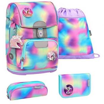Recyceltes Rucksack‑Set „Rainbow“ von Belmil Motion – 5‑teilig