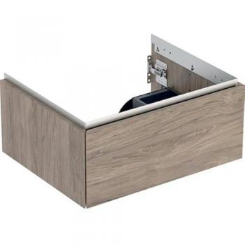 Geberit ONE Waschtisch-Unterschrank, Nussbaum hickory, 1 Schublade, 59,2 x 50,4 x 47 cm