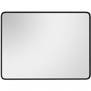 Miroir Rectangulaire 91,4 x 61 cm Cadre Aluminium Minimaliste Noir