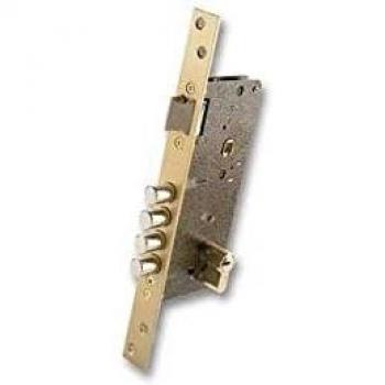 Cerradura embutida Ezcurra 700B/50 DS15/70D negra