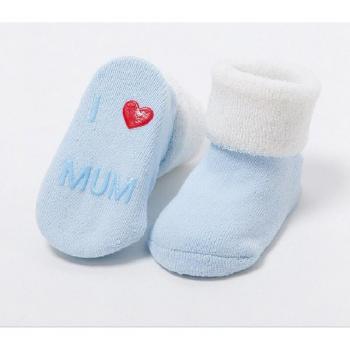 Winter Thick Cotton Baby Socks with Cartoon Characters, Anti-Slip Rubber Sole Socks for Toddlers and Infants